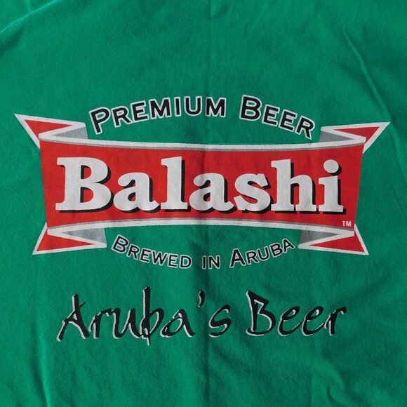 T Shirt Brewery Balashi Premium Beer Brewed in Aruba Size L Large - Picture 3 of 8